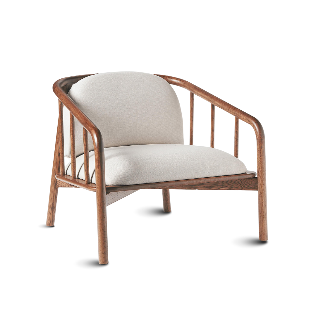 Modern armchair Modena combining Japanese minimalism with Scandinavian functionality